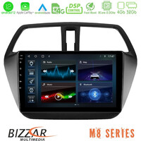 Bizzar m8 Series Suzuki sx4 s-Cross 8core Android12 4+32gb Navigation Multimedia Tablet 9&quot; u-m8-Sz578