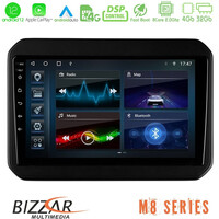 Bizzar m8 Series Suzuki Ignis 8core Android12 4+32gb Navigation Multimedia Tablet 9&quot; u-m8-Sz580