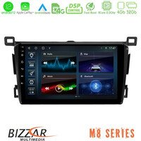 Bizzar m8 Series Toyota Rav4 2013-2018 8core Android12 4+32gb Navigation Multimedia Tablet 9&quot; u-m8-Ty0435
