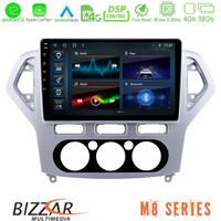 Bizzar m8 Series Ford Mondeo 2007-2010 Manual a/c 8core Android12 4+32gb Navigation Multimedia Tablet 10&quot; u-m8-Fd0919