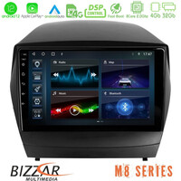 Bizzar m8 Series Hyundai Ix35 Auto a/c 8core Android12 4+32gb Navigation Multimedia Tablet 9&quot; u-m8-Hy0029