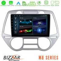 Bizzar m8 Series Hyundai i20 2009-2012 Auto a/c 8core Android12 4+32gb Navigation Multimedia Tablet 9&quot; u-m8-Hy0709