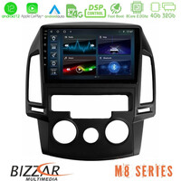 Bizzar m8 Series Hyundai i30 2007-2012 Manual a/c 8core Android12 4+32gb Navigation Multimedia Tablet 9&quot; u-m8-Hy0799