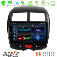 Bizzar m8 Series Mitsubishi asx 8core Android12 4+32gb Navigation Multimedia Tablet 10&quot; u-m8-Mt0075