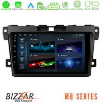 Bizzar m8 Series Mazda cx-7 2007-2011 8core Android12 4+32gb Navigation Multimedia Tablet 9&quot; u-m8-Mz968