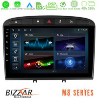 Bizzar m8 Series Peugeot 308/rcz 8core Android12 4+32gb Navigation Multimedia Tablet 9&quot; u-m8-Pg705b