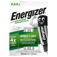 Energizer aaa-Hr03/700mah/2tem Power Plus Rechargeable   F016481