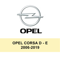 ΣΚΑΦΑΚΙΑ ΠΑΤΑΚΙΑ ΕΙΔΙΚΑ ΣΕΤ ΜΑΥΡΑ 4 ΤΜΧ - O.CORSA D-E 06-19