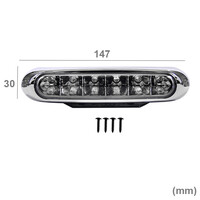 DLAA  ΠΡΟΒΟΛΕΙΣ ΙΝΟΧ DAYLIGHT LED ΜΠΛΕ 12V
