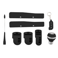 Autoline  ΠΕΝΤΑΛ-TUNNING KIT 5 ΤΕΜ. - ΜΑΥΡΟ
