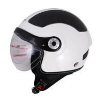 Vcan  ΚΡΑΝΟΣ HALF FACE ROUND V580 LARGE - ΑΣΠΡΟ