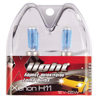 XLight  ΛΑΜΠΕΣ XENON H11 55W ΖΕΥΓΑΡΙ
