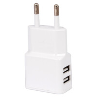 OEM  ΦΟΡΤΙΣΤΗΣ USB WALL ADAPTER ΜΕ 2 USB