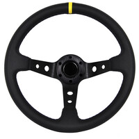 OEM  ΤΙΜΟΝΙ ΒΑΘΥ ΜΑΥΡΟ DARK SPY 35cm - ΜΑΥΡΟ/ΚΙΤΡΙΝΟ