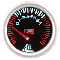 Auto Gauge  ΠΙΕΣΗ ΛΑΔΙΟΥ ΜΑΥΡΟ A.G.