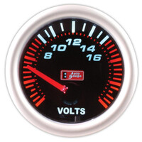 Auto Gauge  ΒΟΛΤΟΜΕΤΡΟ ΜΑΥΡΟ A.G.