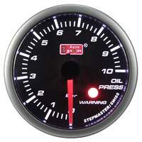 Auto Gauge  ΠΙΕΣΗ ΛΑΔΙΟΥ ΜΑΥΡO A.G.
