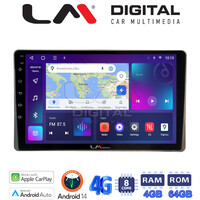 LM Digital - LM ZC8754 GPS Οθόνη OEM Multimedia Αυτοκινήτου για Toyota Yaris 2023 > (CarPlay/AndroidAuto/BT/GPS/WIFI/GPRS) electriclife