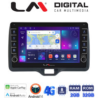 LM Digital - LM ZG8554H GPS Οθόνη OEM Multimedia Αυτοκινήτου για Toyota Yaris 2020 > 2023 (CarPlay/AndroidAuto/BT/GPS/WIFI/GPRS) electriclife