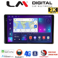 LM Digital - LM ZQ8754 GPS Οθόνη OEM Multimedia Αυτοκινήτου για Toyota Yaris 2023 > (CarPlay/AndroidAuto/BT/GPS/WIFI/GPRS) electriclife