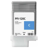 Μελάνι CANON Συμβατό PFI-120C 130ml Σελίδες:6000 Cyan για Σειρά IPF Μοντέλα TM-200, TM-205, TM-300, TM-305