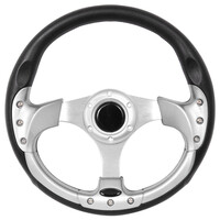 Autoline  ΤΙΜΟΝΙ ΣΠΟΡ 32cm - ΜΑΥΡΟ/ΑΣΗΜΙ
