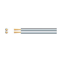 Mercury 801.513UK-1 Καλώδιο Ηχείου 2 x 1.32mm² White (Ανά Μέτρο)