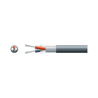 Mercury 803.594UK-1 Καλώδιο Σήματος 2 x 0.20mm² Μαύρο (Ανά Μέτρο)