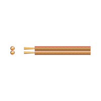 Mercury 807.049UK-1 Καλώδιο Ηχείων 2 x 1.5mm² Διαφανές 100m (Ανά Μέτρο)