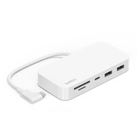 Belkin INC011btWH USB-C® 6-in-1 Multiport Hub with Mount
