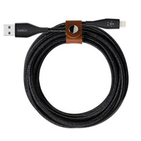 Belkin DuraTek™ Plus Lightning to USB-A Cable with Strap- F8J236bt10-BLK