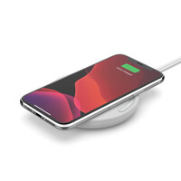 Belkin WIA001vfWH 10W Wireless Charging Pad + QC 3.0 Wall Charger + Cable