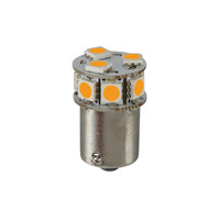 L5771.6 . P21W 24/32V Ba15s 50lm 10xSMDx1CHIP LED CAN-BUS (ΦΟΥΝΤΟΥΚΙ) ΠΟΡΤΟΚΑΛΙ ΔΙΑΘΛΑΣΗΣ BLISTER​ LAMPA - 1 TEM.