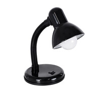 VenCore - Flexi Desk Black - Επιτραπέζιο Μονόφωτο E27 Μοντέρνο Μέταλλο Μαύρο Καμπάνα - Μ12 x Π12 x Υ32cm