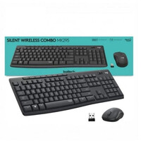Logitech - Logitech MK295 - Ασύρματο Σετ Πληκτρολόγιο & Ποντίκι USB - Αγγλικό US - Μαύρο