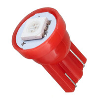 VenCore - LED Λάμπα T10 W5W 12V 0.30W 18 Lumens - T10 1 SMD 5050 - Κόκκινο