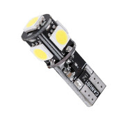 VenCore - LED Λάμπα T10 W5W Can Bus Gen 2 12V 2.30W 280 Lumens - T10 5 SMD 5050 - Ψυχρό Λευκό 6000K
