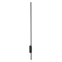 VenCore - Linear Duo Lume Wide Base – Μοντέρνο Επιτοίχιο Δίφωτο LED 18W Μαύρο Αλουμίνιο με Ρυθμιζόμενο CCT Λευκό - Ημέρας - Θερμό - Χειρισμός CCT μέσω Διακόπτη On-Off