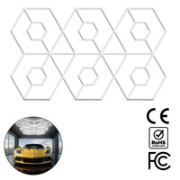 VenCore - RhombiLite - Διακοσμητικό LED Φωτιστικό Πάνελ Οροφής Πολυγωνικού Σχεδιασμού με Εσωτερικά Μοτίβα - 469W 110-240V - Μ482.8 x Π279.6 x Υ2.5cm - Ψυχρό Λευκό 6500K