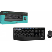 Logitech - Logitech MK345 - Ασύρματο Σετ Πληκτρολόγιο & Ποντίκι USB - Αγγλικό US - Μαύρο