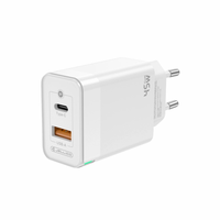 jager ΦΟΡΤΙΣΤΗΣ 45W FAST CHARGER - 1 ΘΥΡA USB - 1 ΘΥΡΕΣ TYPE C (C107)