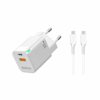 jager ΦΟΡΤΙΣΤΗΣ 30W FAST CHARGER + ΚΑΛΩΔΙΟ TYPE C / TYPE C 1M - 1 ΘΥΡA USB - 1 ΘΥΡΑ TYPE C (C44-2385)