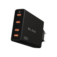 DM-76-031 . Φορτιστής με 4 θύρες USB-C PD 100W GAN BLOW μαύρος