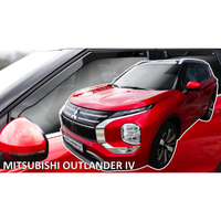ΑΝΕΜ.SET23384 ΑΝΕΜΟΘΡΑΥΣΤΕΣ ΓΙΑ MITSUBISHI OUTLANDER 5D 2021+  ΖΕΥΓΑΡΙ ΑΠΟ ΕΥΚΑΜΠΤΟ ΦΙΜΕ ΠΛΑΣΤΙΚΟ HEKO