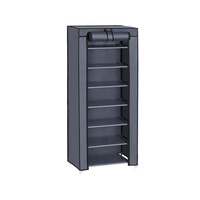 SONGMICS Υφασμάτινη Παπουτσοθήκη 7 Επιπέδων 46 x 28 x 126 cm Γκρι, URXJ36G 