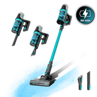 CECOTEC  Ασύρματη Σκούπα Conga Rockstar 1500 Horizon X-Treme XL με 215W, 60' Αυτονομία, Μικτή Βούρτσα, Parallel Cyclone System, Δοχείο 600ml  CEC-102266