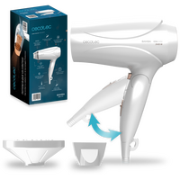 CECOTEC  Bamba IoniCare TravelWhite: Επαγγελματικό Σεσουάρ Ταξιδιού 2400W, Ισχυρή Ροή Αέρα, 2 Ταχύτητες & 2 Θερμοκρασίες (Λευκό)  CEC-04743