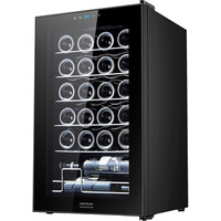 CECOTEC  Συντηρητής Κρασιών GrandSommelier 2450 Black Compressor, 24 Φιάλες, Σύστημα Συμπιεστή, Θερμοκρασία 5-18ºC  CEC-00124