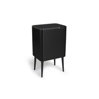 Κάδος Απορριμμάτων Push Bin 36L 48 x 38 x 54,5 cm - Ματ Μαύρο 8720604888041  Umuzi Cleaning
