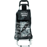 Καρότσι Αγορών Bistro 50L 35,5 x 94,5 x 32,5 cm Μαύρο SH1520-Black Entre Temps